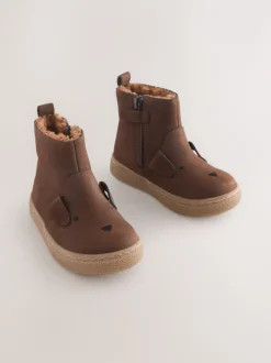 Boots|Next Bruine chocolade beer - Chelsea laarzen