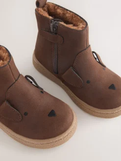 Boots|Next Bruine chocolade beer - Chelsea laarzen