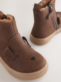 Boots|Next Bruine chocolade beer - Chelsea laarzen