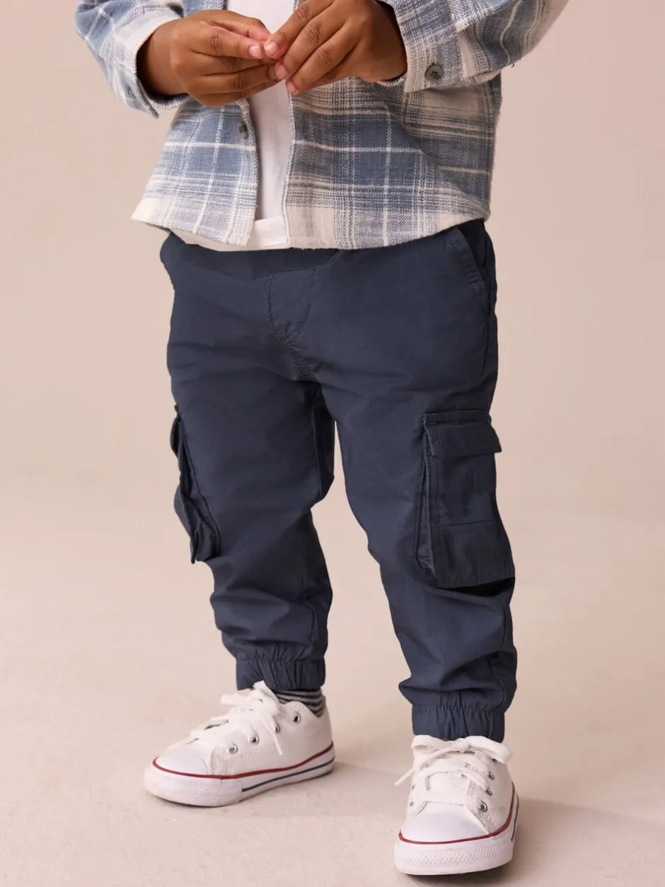 Broeken En Chino's*Next Bruin/marineblauw - Cargobroek 2 Pack (3mnd-7jr)