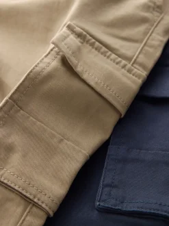 Broeken En Chino's*Next Bruin/marineblauw - Cargobroek 2 Pack (3mnd-7jr)