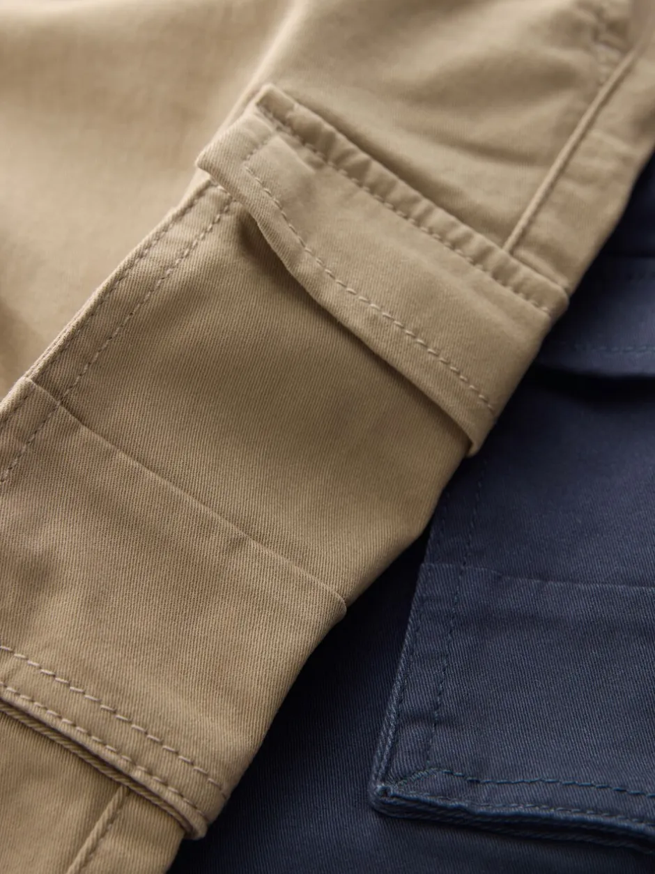 Broeken En Chino's*Next Bruin/marineblauw - Cargobroek 2 Pack (3mnd-7jr)
