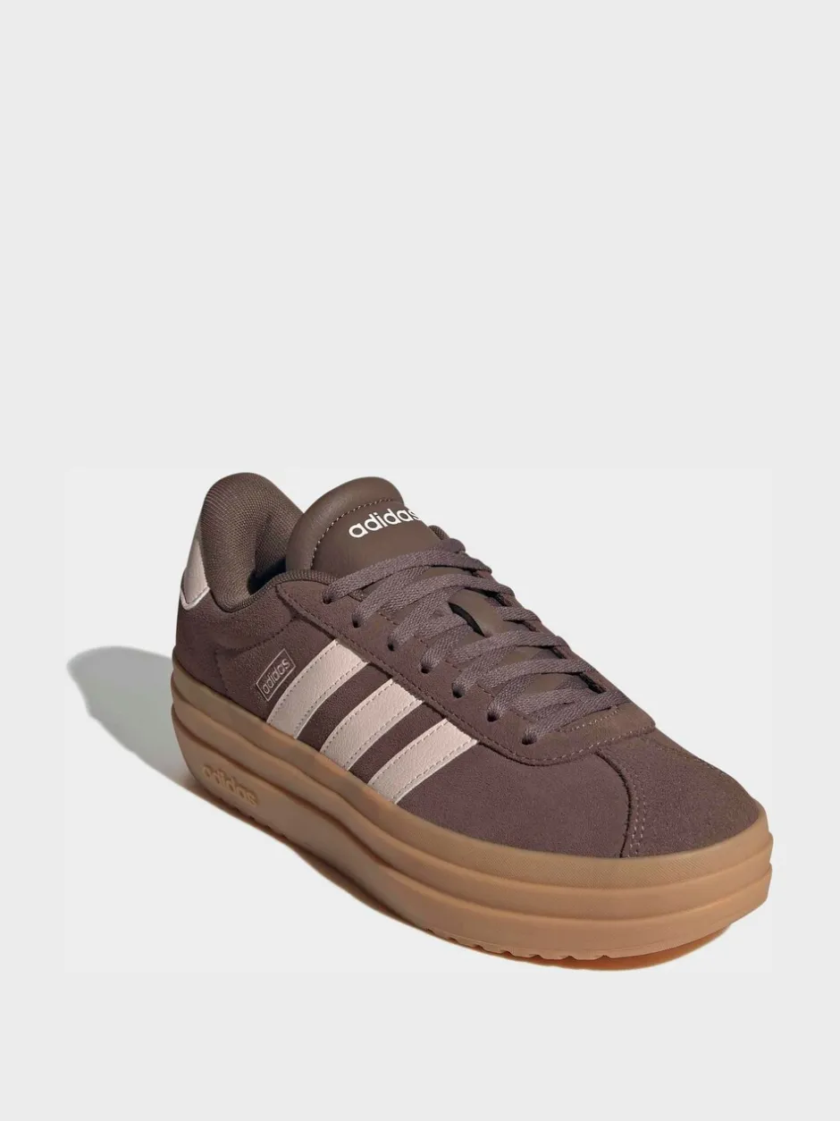 Sneakers|adidas Bruin/roze - Vl Court Bold sneakers