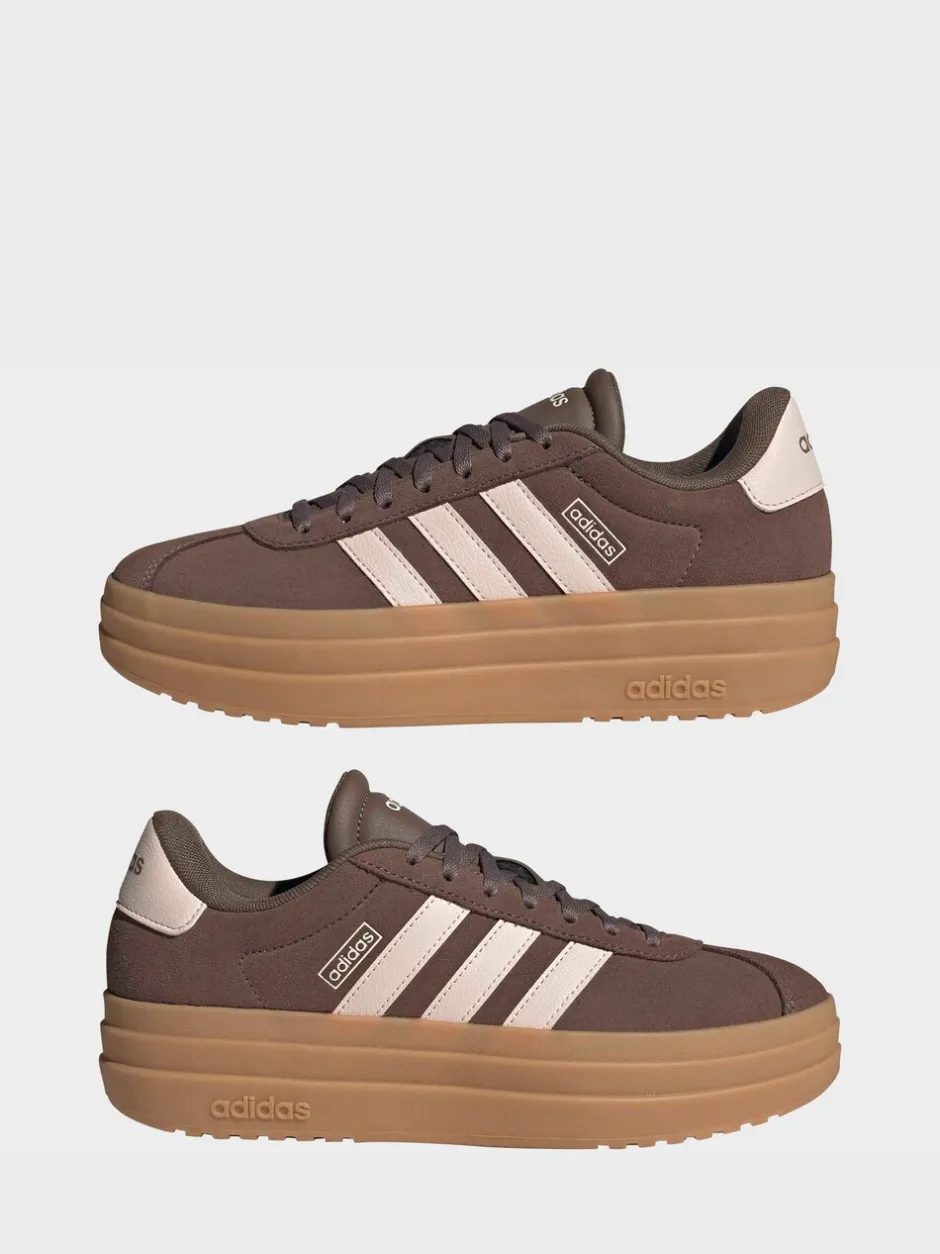 Sneakers|adidas Bruin/roze - Vl Court Bold sneakers
