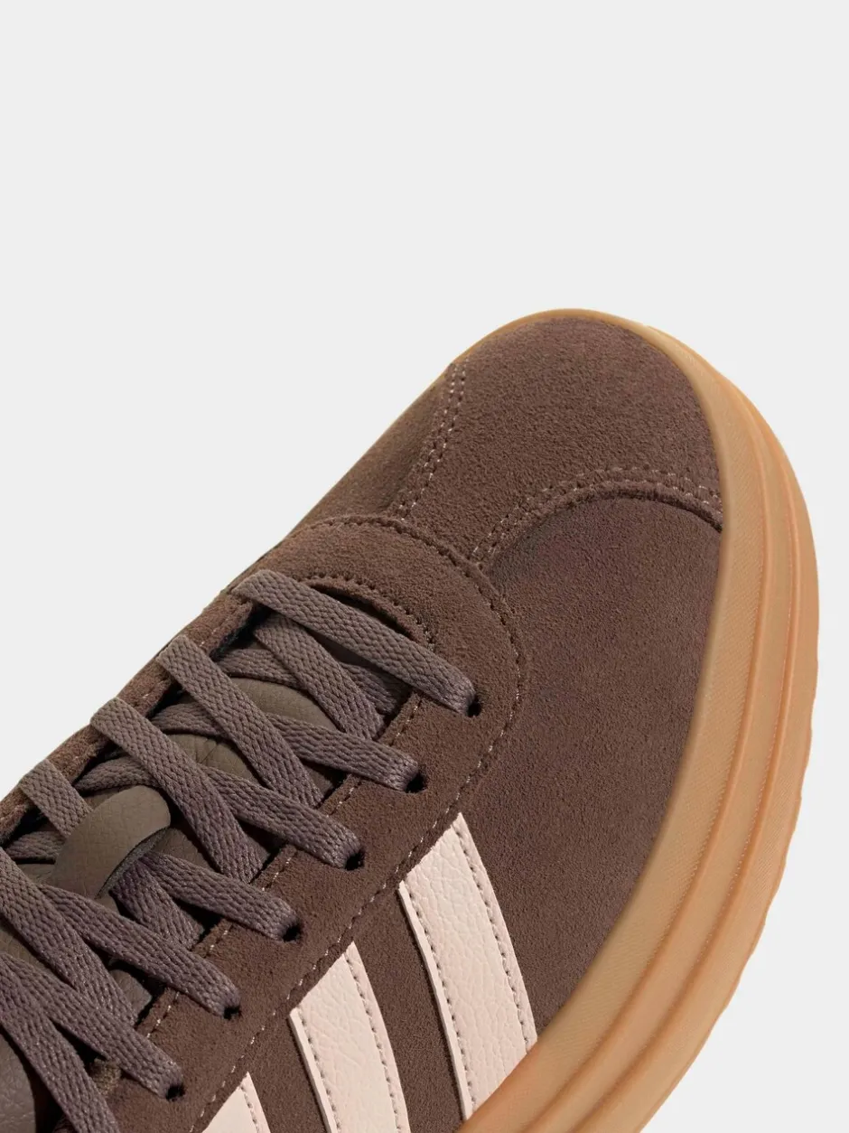 Sneakers|adidas Bruin/roze - Vl Court Bold sneakers
