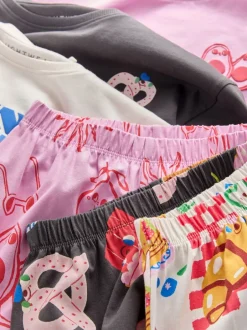 Nachtkleding En Pyjama's|Pyjama's|Next - Verpakking van 3 pyjama's met joggingbroek (3 - 16 jr) Brunch Club