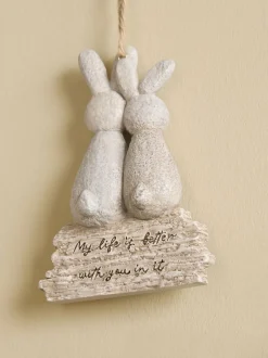 Decoraties*Next Bunnies Life Is Better Hanging Decoration