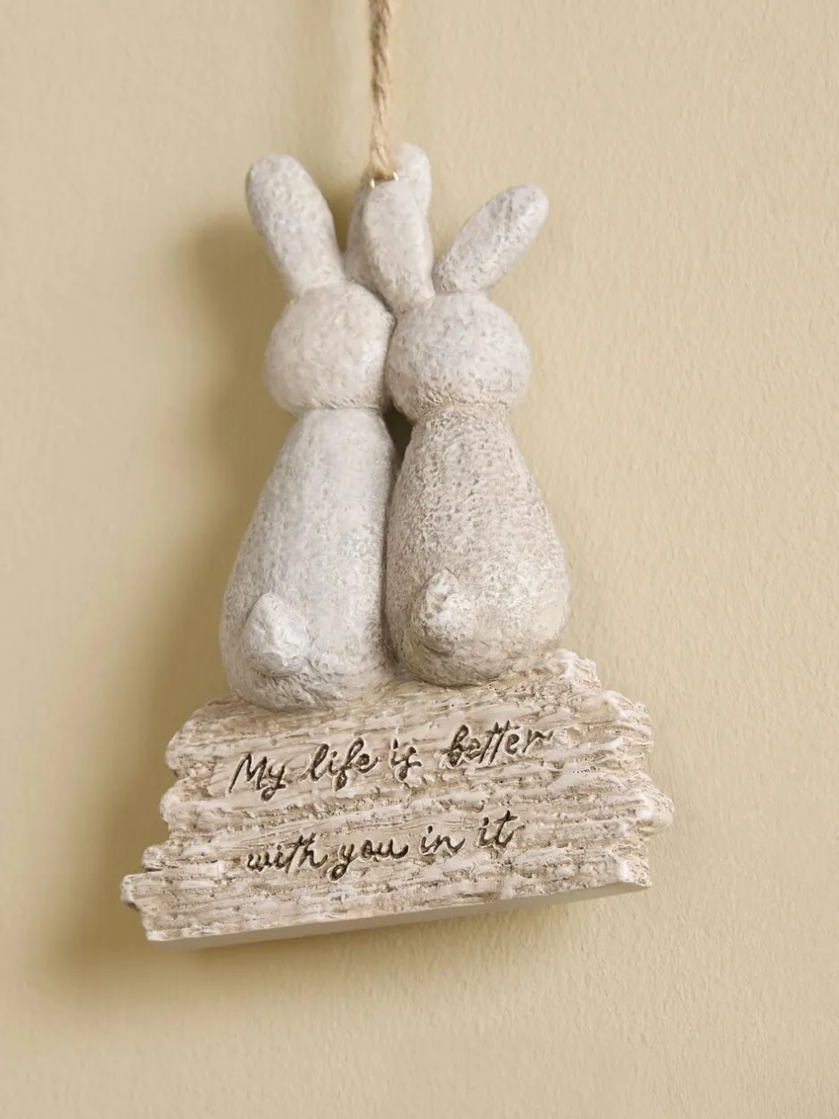 Decoraties*Next Bunnies Life Is Better Hanging Decoration