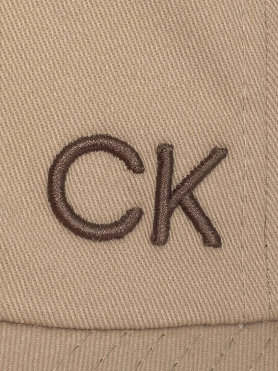 Mutsen, Sjaals En Handschoenen|Calvin Klein Golf 100% Cotton Twill Brown Caps