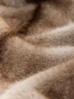 Jassen En Jacks|Next Camel - Faux Fur Tie Waisted Gilet