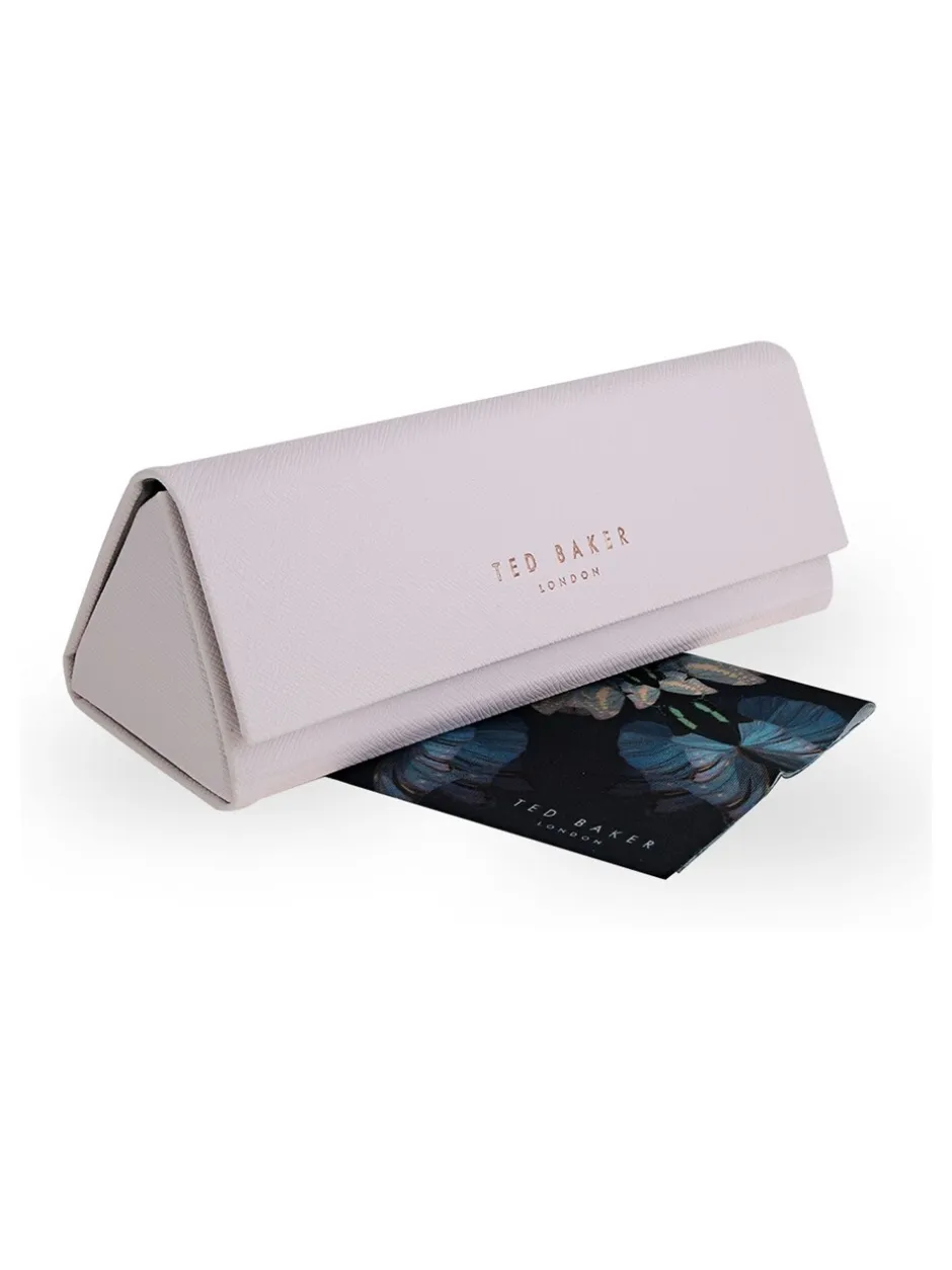 Zonnebril|Ted Baker - - Klassieke zonnebril met ronde ogen Camel/tortoise bruin