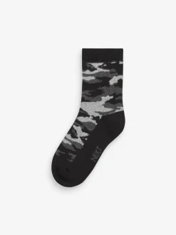 Sokken*Next - 5 Warme thermische sokken met hoog katoengehalte Camouflage