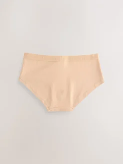 Alle Ondergoed|Next - Verpakking van 5 hipsteronderbroeken (5-16 jr) Caramel-nude