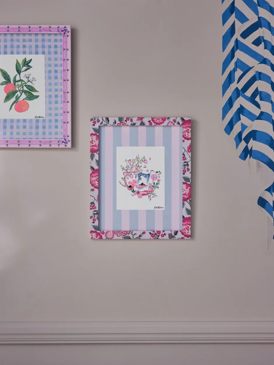 Canvassen En Kunst Voor Aan De Wand*Cath Kidston muurkunst Blauw/roze met bloemenprint