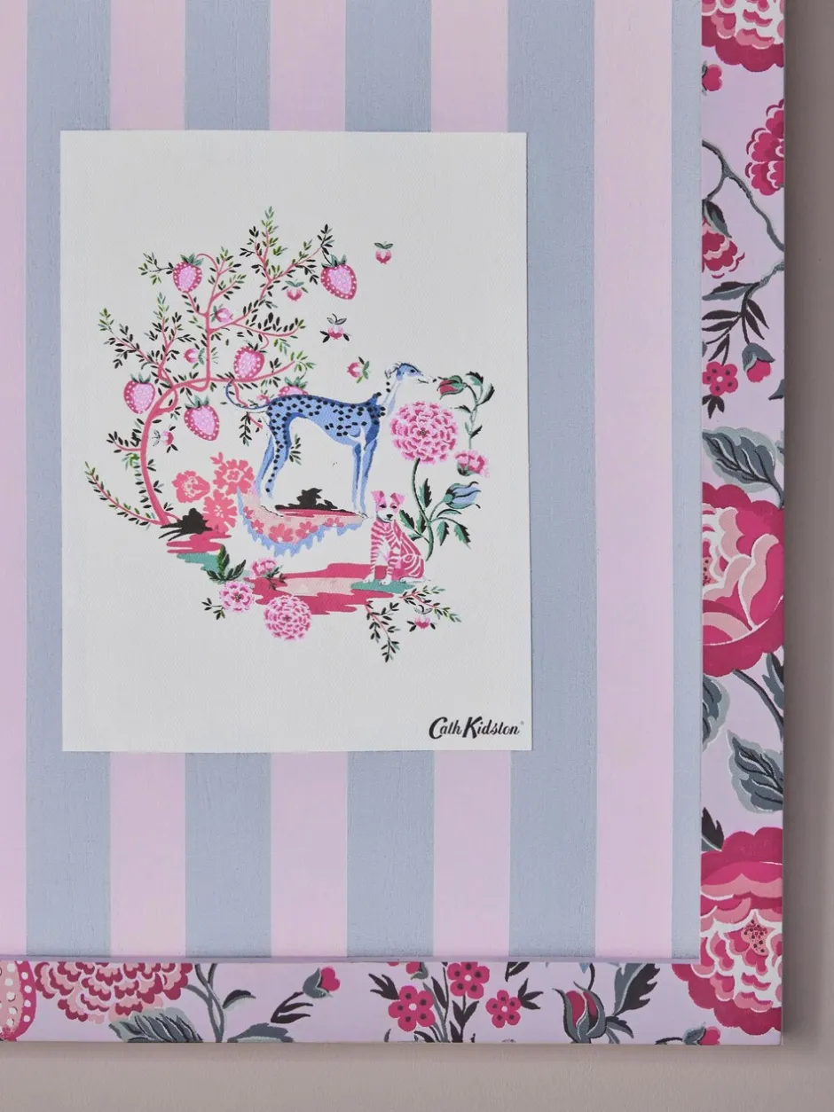 Canvassen En Kunst Voor Aan De Wand*Cath Kidston muurkunst Blauw/roze met bloemenprint