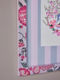 Canvassen En Kunst Voor Aan De Wand*Cath Kidston muurkunst Blauw/roze met bloemenprint