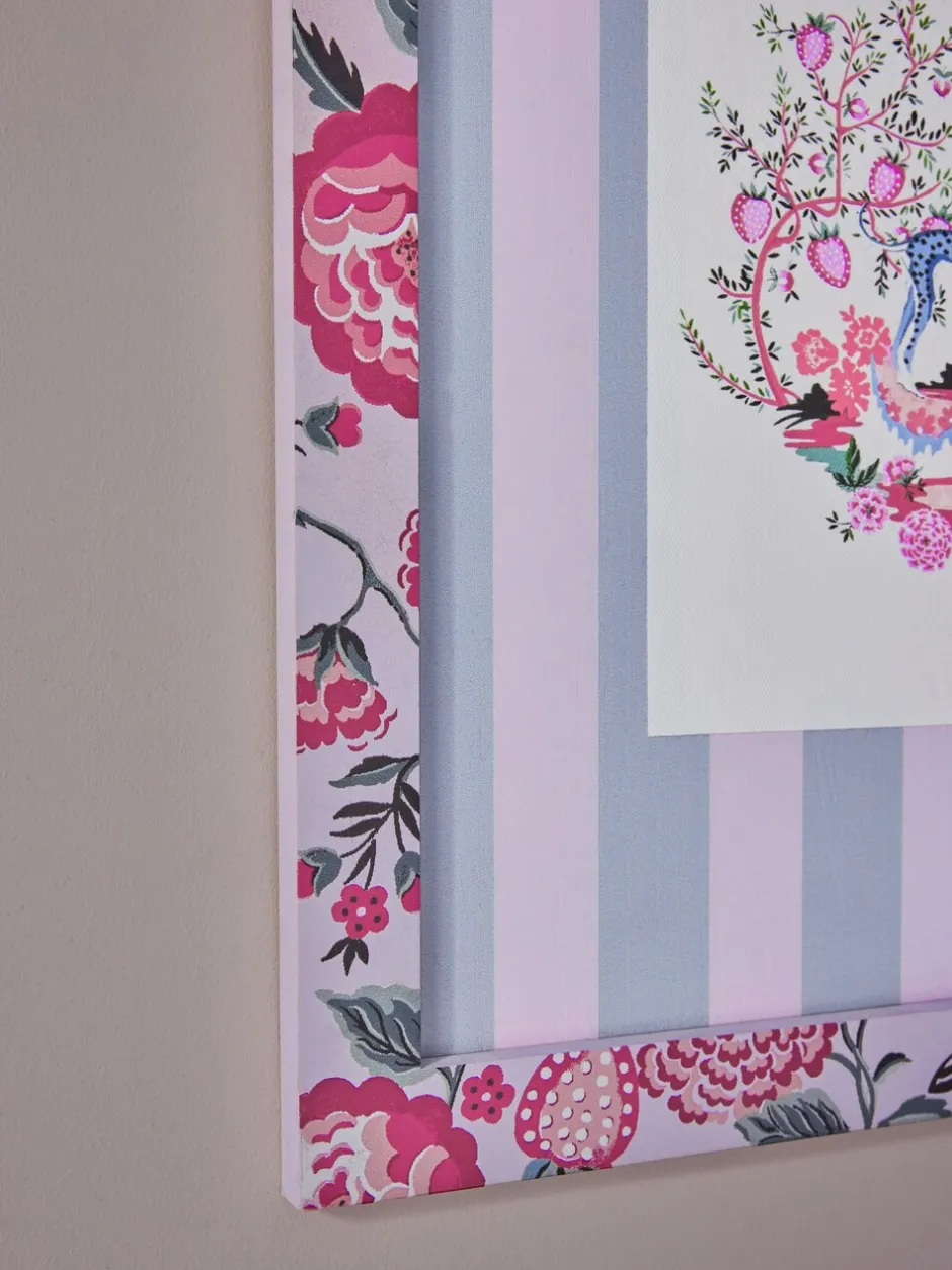 Canvassen En Kunst Voor Aan De Wand*Cath Kidston muurkunst Blauw/roze met bloemenprint