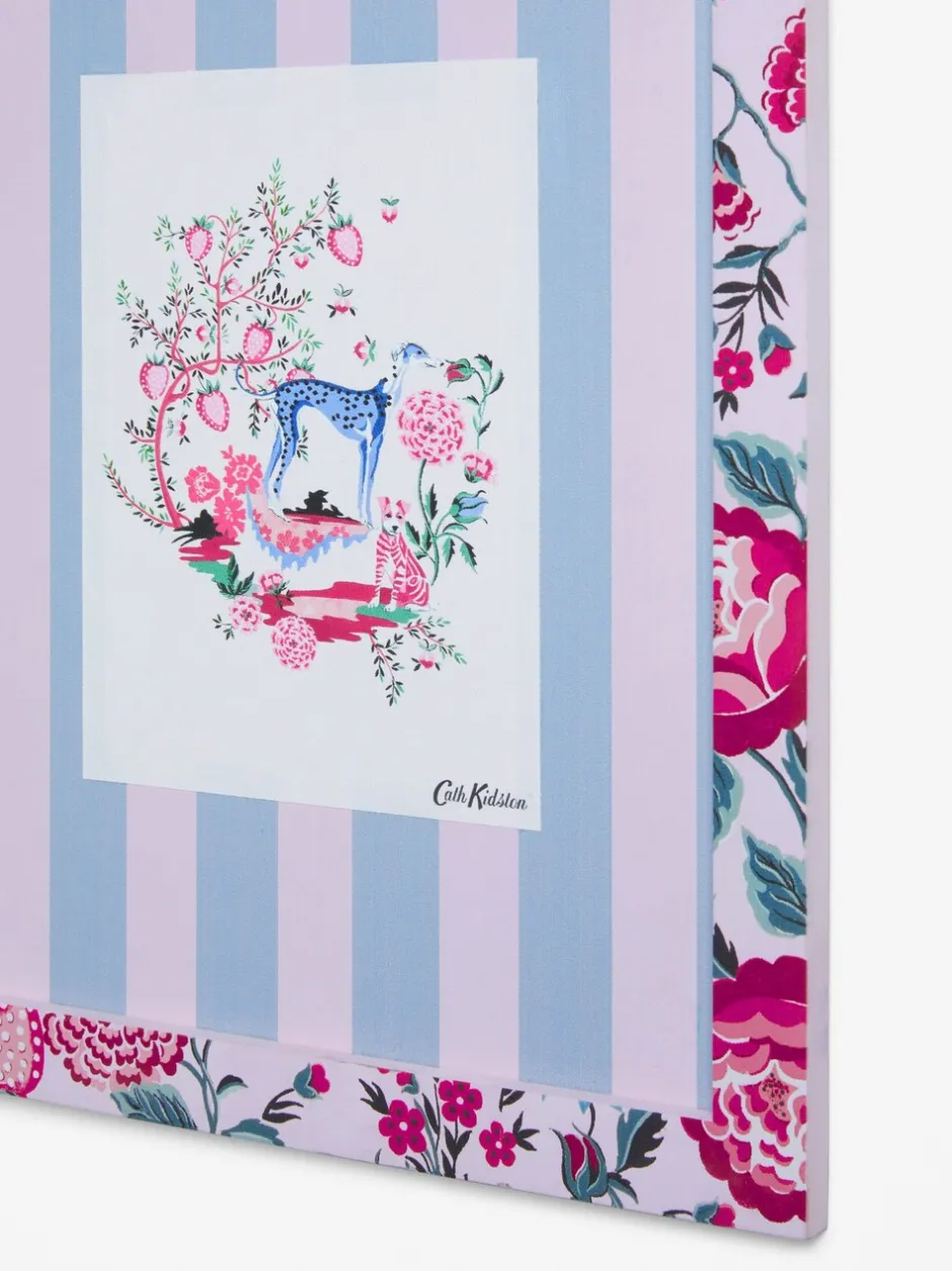 Canvassen En Kunst Voor Aan De Wand*Cath Kidston muurkunst Blauw/roze met bloemenprint