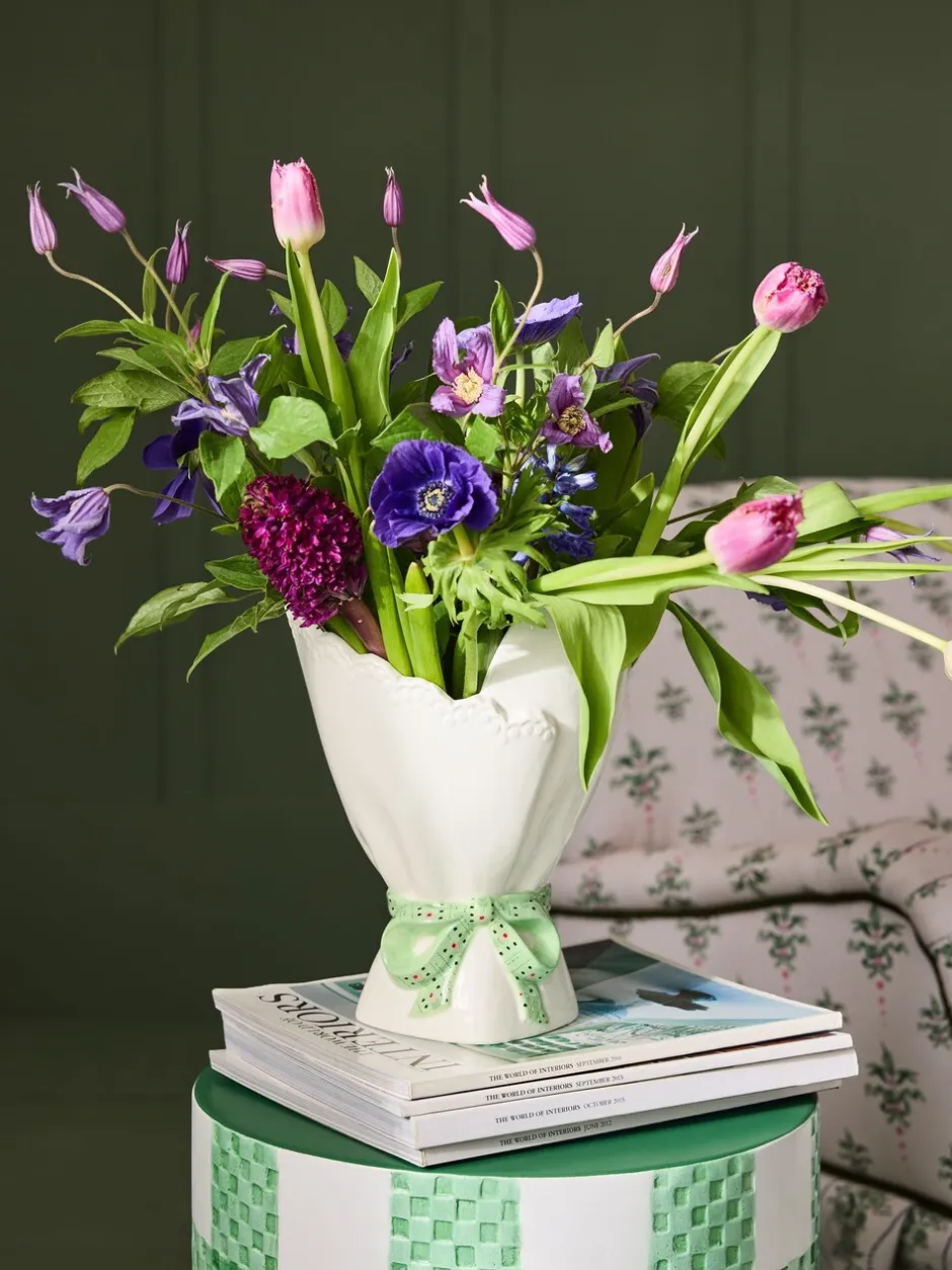 Vazen|Cath Kidston -vaas White/Green Bouquet