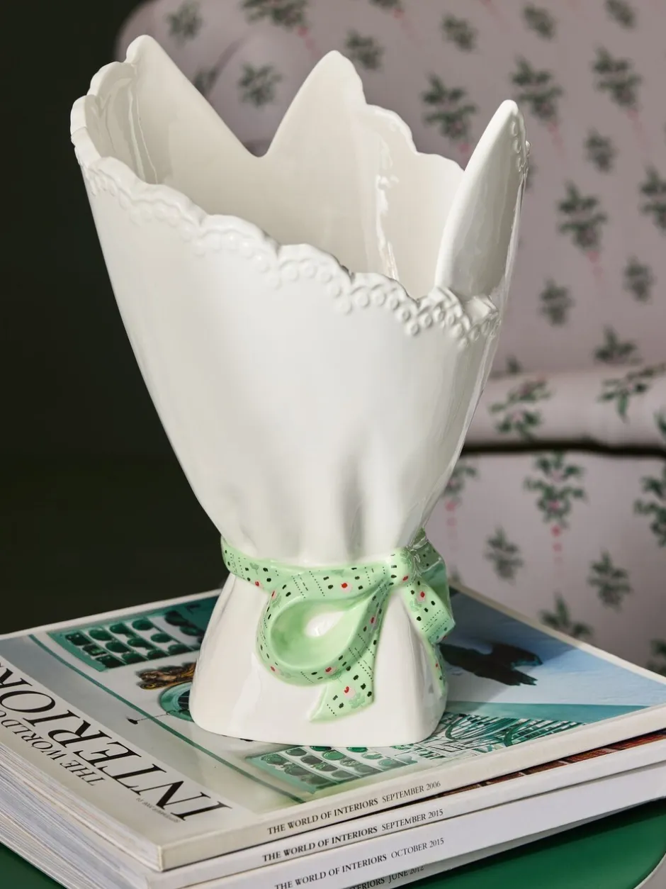 Vazen|Cath Kidston -vaas White/Green Bouquet
