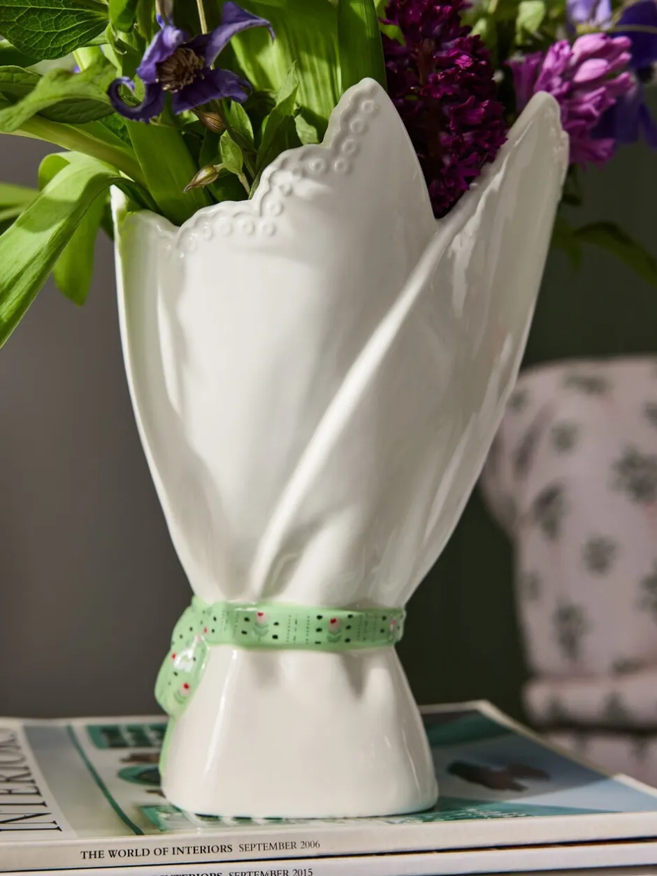 Vazen|Cath Kidston -vaas White/Green Bouquet