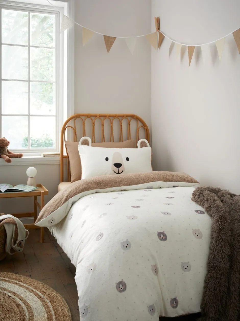 Catherine Lansfield|Catherine Lansfield Cosy Bear So Soft Duvet Cover Set