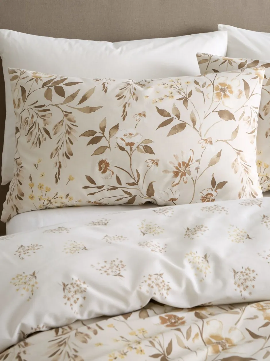 Catherine Lansfield|Catherine Lansfield Isadora Floral Reversible Duvet Cover Set Natuurlijk