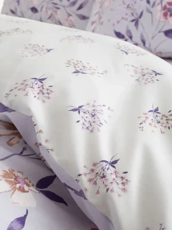 Catherine Lansfield*Catherine Lansfield Isadora Floral Reversible Duvet Cover Set Lila