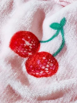 Catherine Lansfield|Catherine Lansfield Oversized Disco Cherries Cosy Fleece Deken
