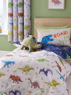 Catherine Lansfield|Kinderbeddengoed*Catherine Lansfield Prehistorische dinosaurussen omkeerbare dekbedovertrekset