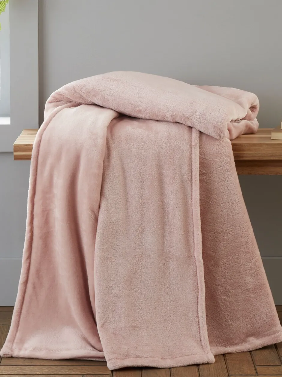Catherine Lansfield*Catherine Lansfield Raschel zacht aanvoelende fluwelen bedloper
