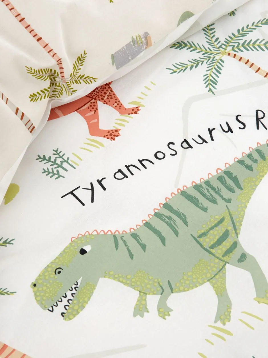 Catherine Lansfield|Kinderbeddengoed*Catherine Lansfield slapende dinosaurus omkeerbare dekbedovertrekset