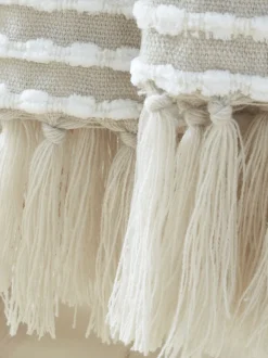 Catherine Lansfield|Catherine Lansfield Stab Stitch Throw Natuurlijk