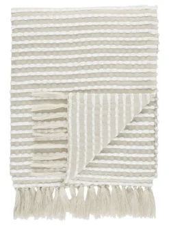 Catherine Lansfield|Catherine Lansfield Stab Stitch Throw Natuurlijk