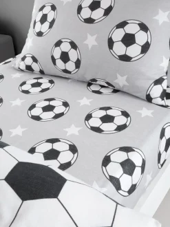 Catherine Lansfield*Catherine Lansfield superzacht 100% katoenen hoeslaken met voetbalprint