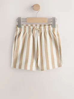 Shorts|Shorts|Next - Jersey short (3 mnd-7 jr) Cement/Ecru Stripe