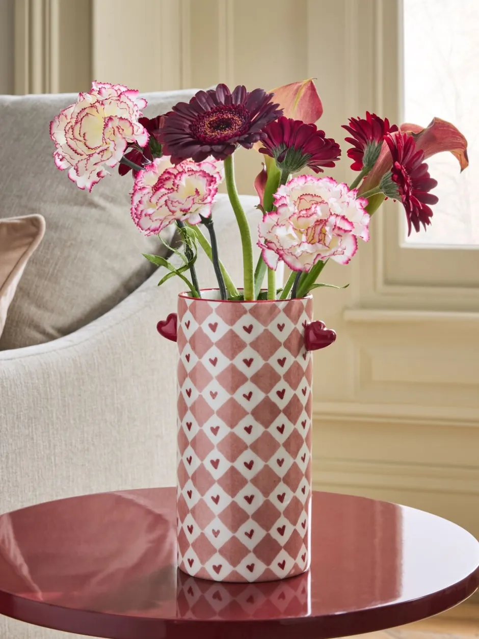 Vazen*Next Ceramic Heart Vase