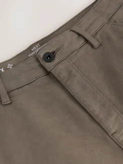 Broeken En Chino's*Next - Slim Fit Motionflex Strech Cargo Trousers Champignon