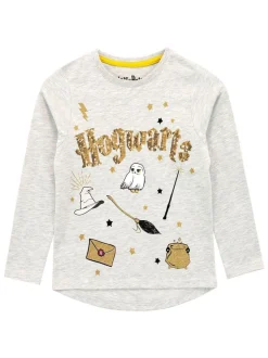 T-Shirts|Character - Grijs Harry Potter T-shirt met lange mouwen
