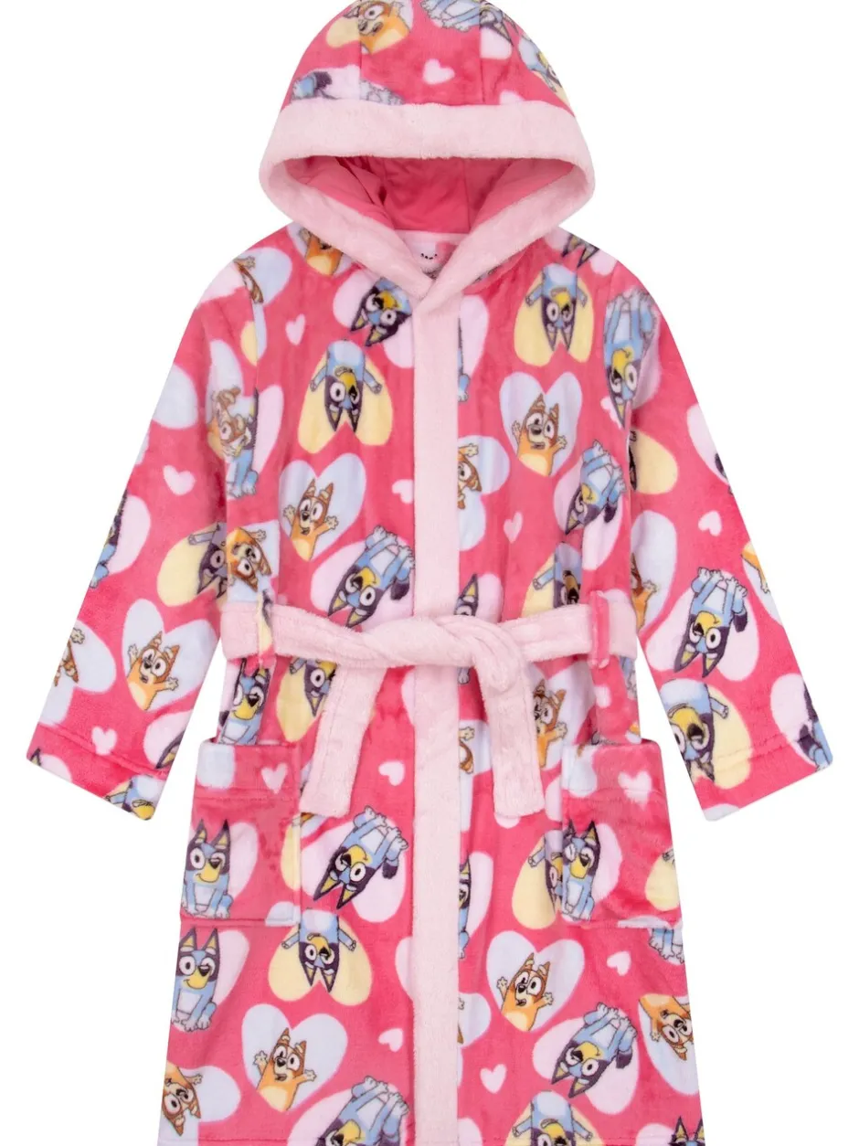 Kamerjassen|Character Bluey And Bingo Hearts Dressing Gown