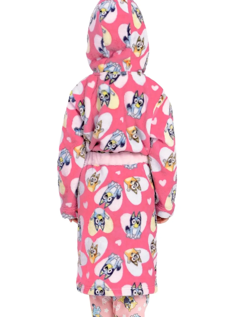 Kamerjassen|Character Bluey And Bingo Hearts Dressing Gown