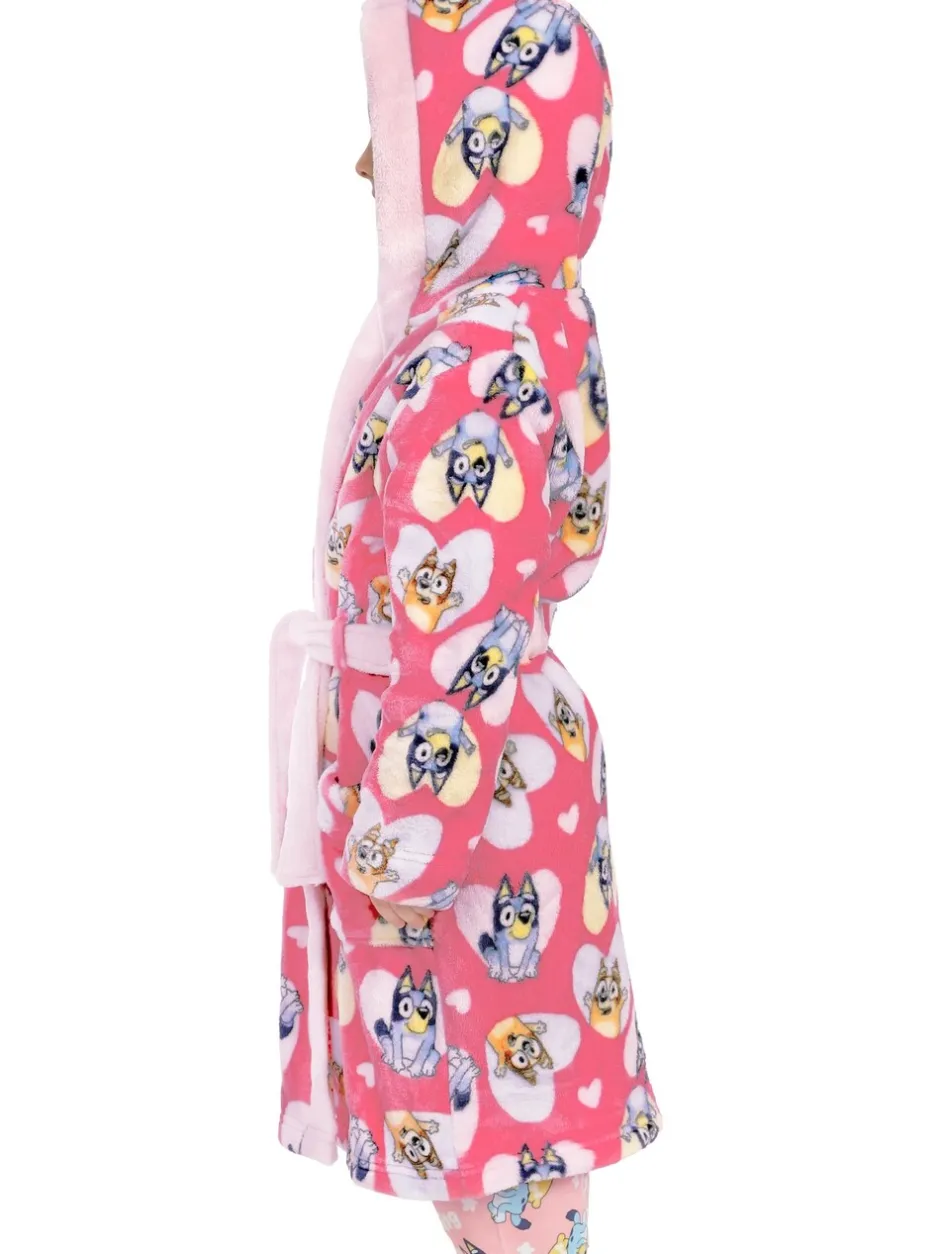 Kamerjassen|Character Bluey And Bingo Hearts Dressing Gown