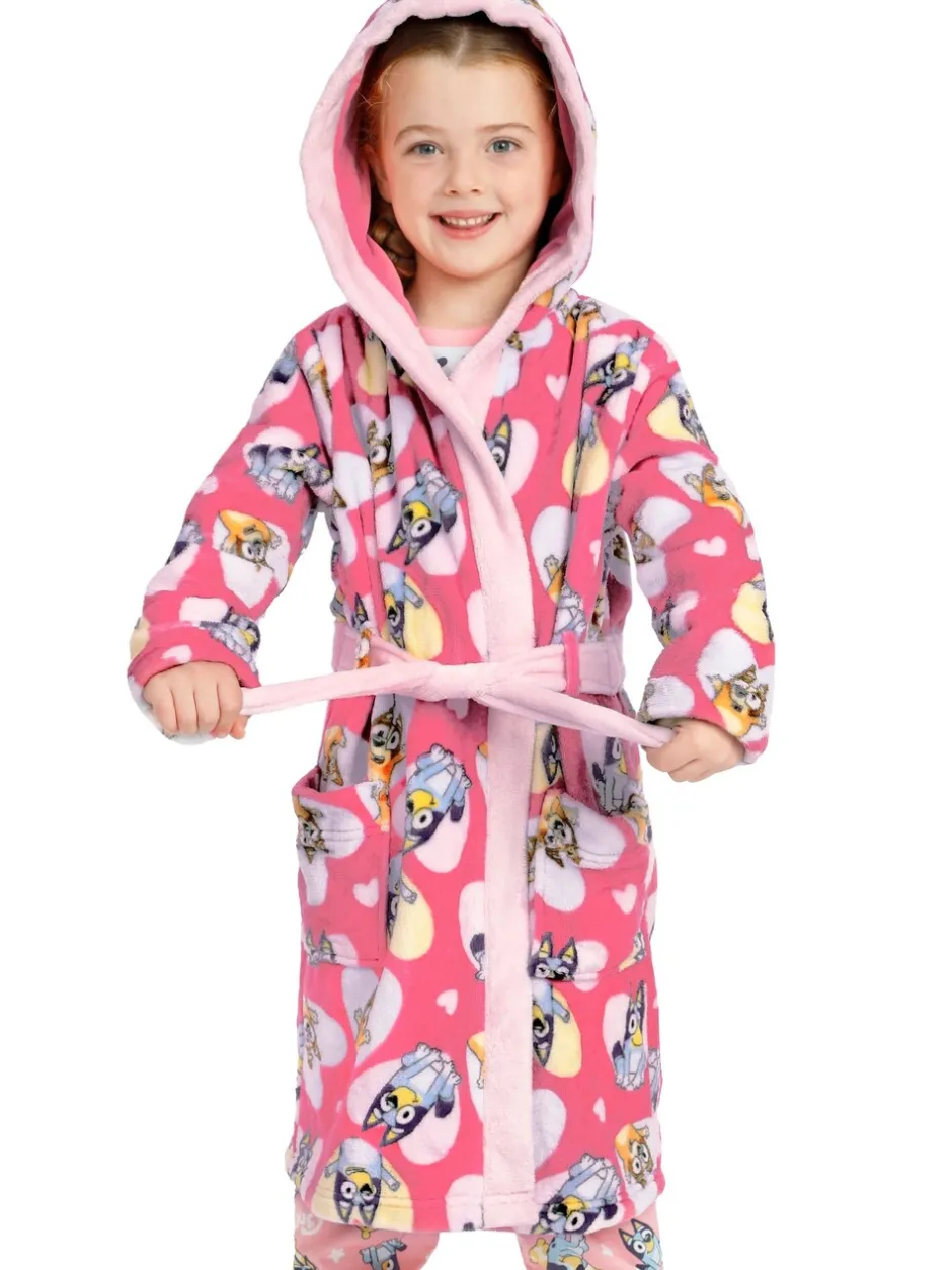 Kamerjassen|Character Bluey And Bingo Hearts Dressing Gown