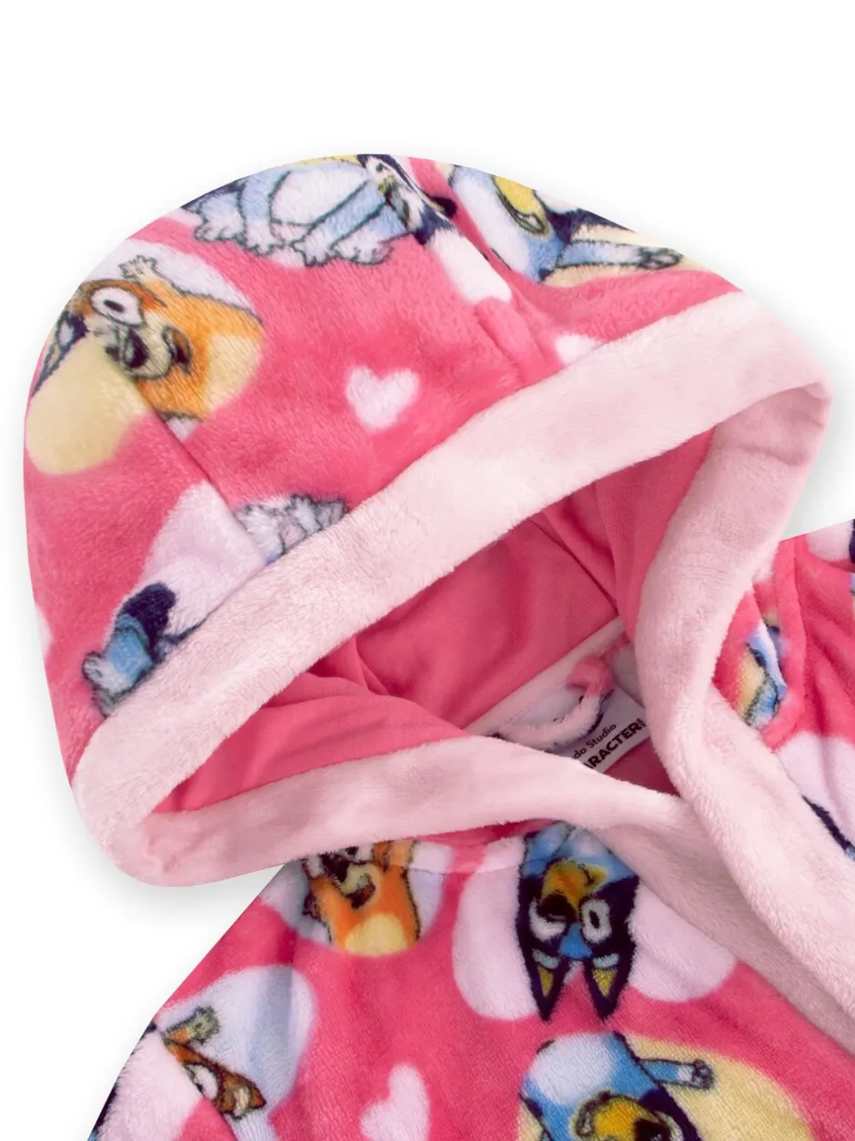 Kamerjassen|Character Bluey And Bingo Hearts Dressing Gown