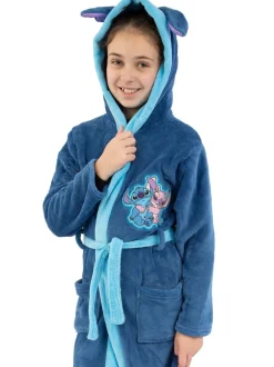 Kamerjassen*Character Disney Lilo & Stitch Dressing Gown Stitch And Angel Robe