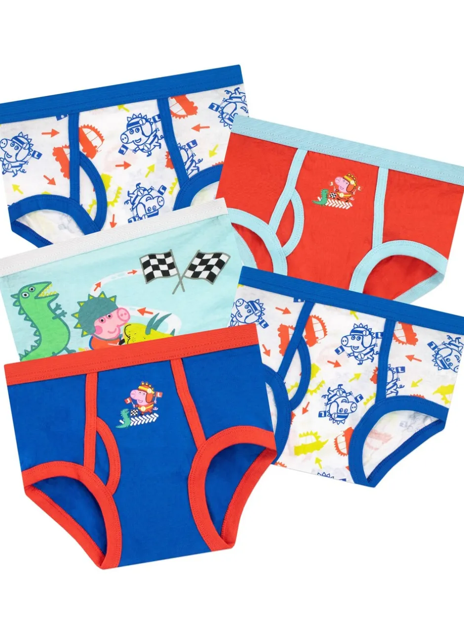 Ondergoed*Character George Pig 100% Cotton Underwears 5 Pack