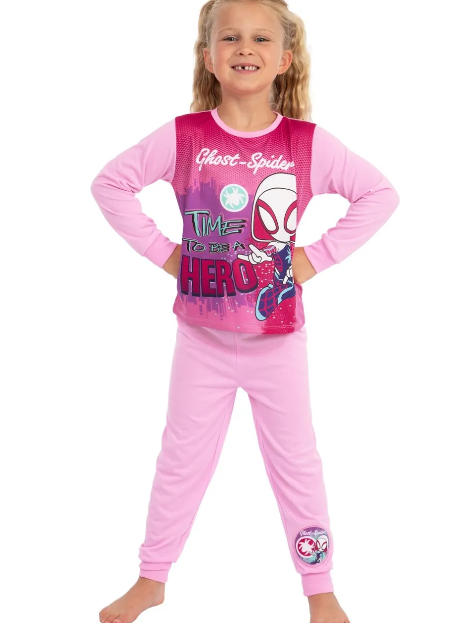 Nachtkleding En Pyjama's|Pyjama's*Character Marvel Spidey And His Amazing Friends Long Sleeve Pyjamas
