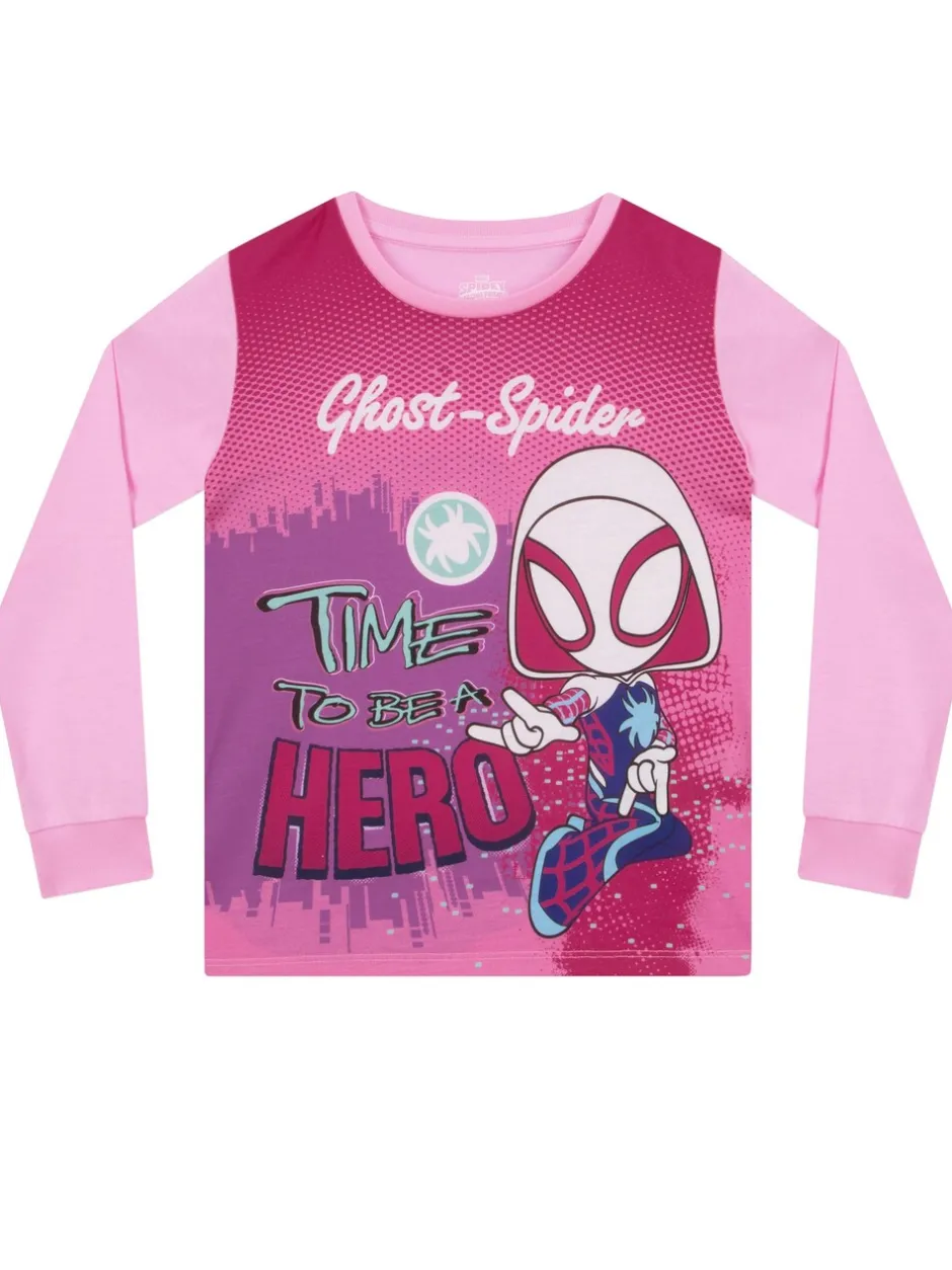 Nachtkleding En Pyjama's|Pyjama's*Character Marvel Spidey And His Amazing Friends Long Sleeve Pyjamas