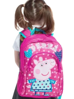 Tassen|Character rugzak met sterren en hartjes van Peppa Pig