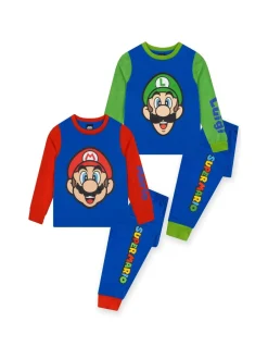 Pyjama's|Nachtkleding En Pyjama's|Character Super Mario Pyjamas 2 Pack